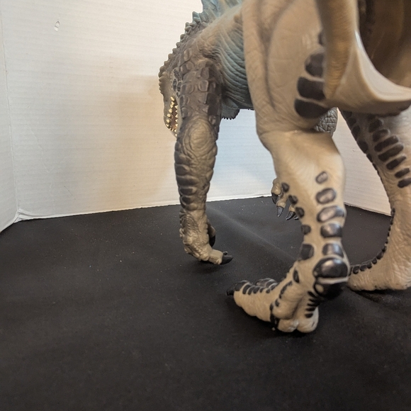 1998 Toho Blue GODZILLA Full Body Rubber Hand Puppet Resaurus 21 Inches Long - Picture 6 of 12